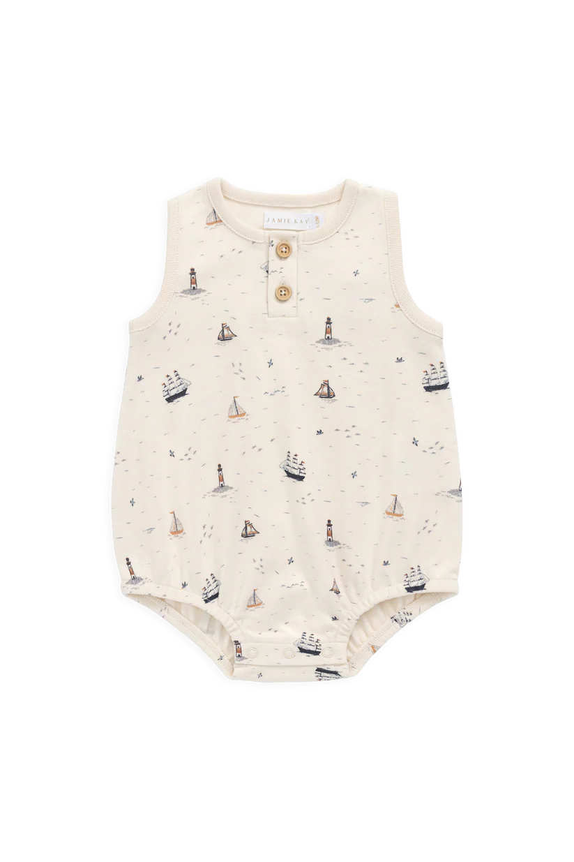 sailing day - archie playsuit
