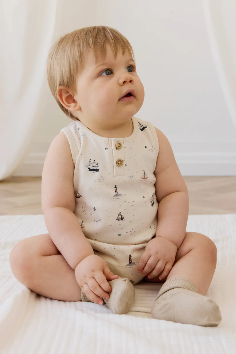 sailing day - archie playsuit