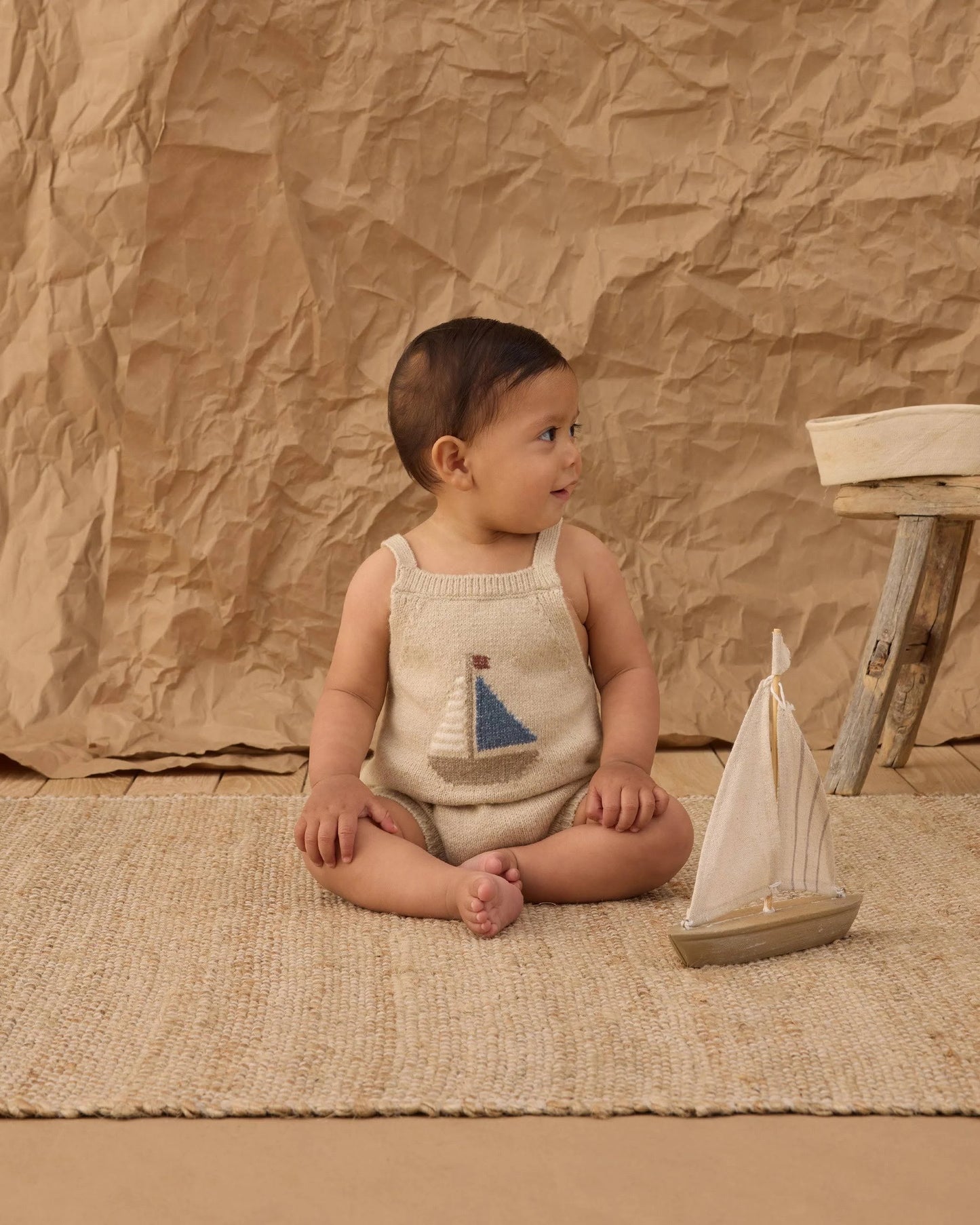 Fisher Romper - Sailboat
