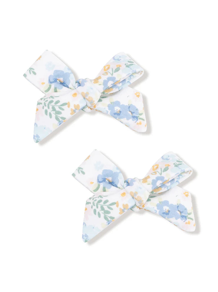 Bow Clips - Sweet Rose Calico
