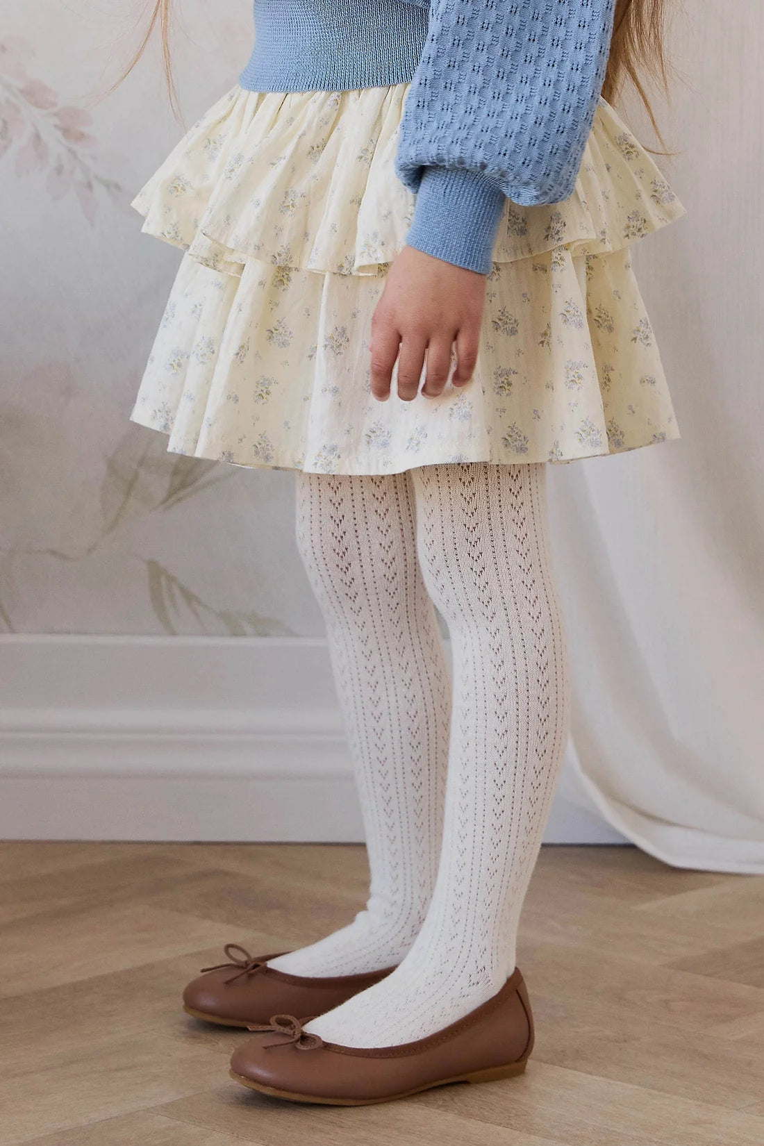 Mia Tights - Parchment