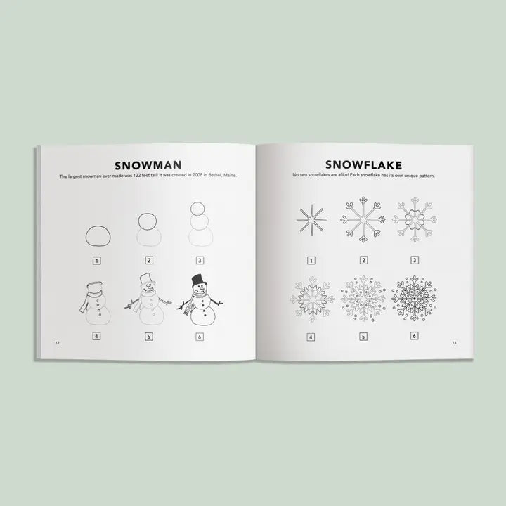 how to draw: winter things