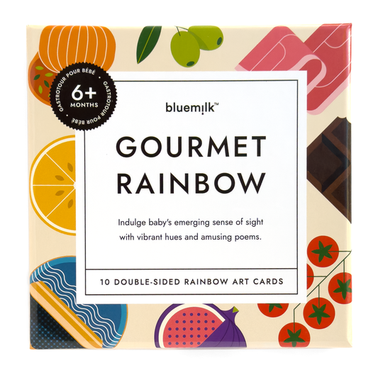 gourmet rainbow art cards