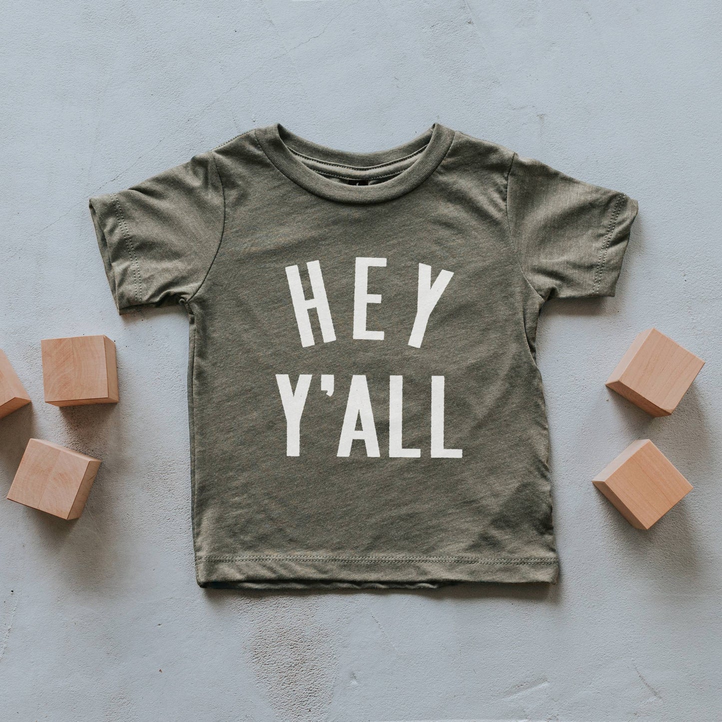 Hey Y'all Tee - Olive